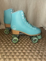 C SEVEN Adults Aquamarine Roller Skates (58MM83A) Size 8