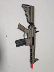 Airsoft BB Ripcord Airsoft Rifle Tan AEG 6mm BB Orange Tip