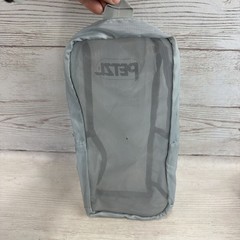 Petzl Gear Pouch Bag Small Climbing Outdoors Packable Black Zipper Mesh Free SHP