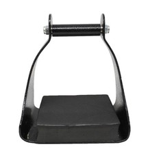 Challenger 6″ Aluminum Endurance Stirrups Lightweight Black Trail Riding Stirrup