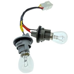 Rear Tail Light Bulb Socket and Wire Harness for Kia Optima 2014 with Bulbs