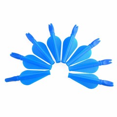 OD8mm Arrows Nocks Fletches Conjoined Archery Vanes Plastic Arrow Shaft Target