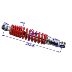 Front Drive Axle 250mm 10″ Shocks Swingarm Tie Rod Kit ATV Quad Go Cart Taotao