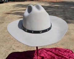 Renegade Youth Felt Cowboy Hat 3.5″ Brim, Cattleman -Silver Grey – One Size #239