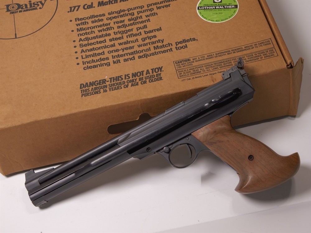 Daisy Power Line 777 .177 Caliber Lothar Walther Barrel Match Target Air Pistol