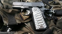 1911 Compact Officer Grips Colt kimber Defender Brushed «Cobra «