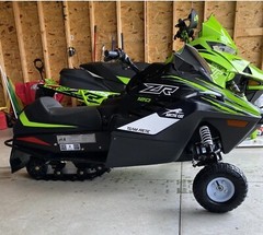 2018-2023 arctic cat ZR 120 Wheel Kit hardware & Wheels kids snowmobile z120