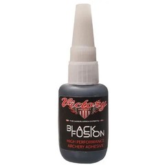 Victory Archery Adhesive Black Fusion Insert Glue 1oz 21080