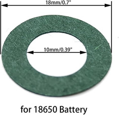 500PCS 18650 Lithium Battery Insulator Ring Self Adhesive Hollow Paper Pad Elect