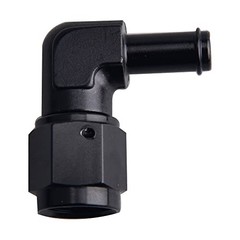 6AN Female to 5/16″ Barb 90 Degree Swivel Fitting 90 Degree AN6 5/16 2PCS