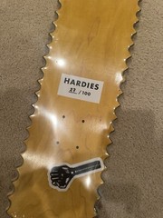 Hardies Hardware Skateboard Fist Bolt rare* #27/100 Tyshawn Jones Supreme