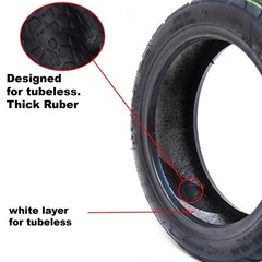 10×2.5-6.5 Tire Tubeless fit 10×2.30-6.5 NIU KQi2 pro Elec Scooter