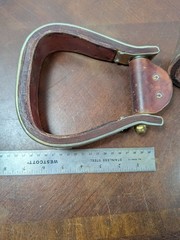 Vintage Diablo USA Silver Plated Overlay Western Saddle Stirrups Engraved Pair