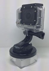 #2.1 BLACK GoPRO Magnetic flat mount magnet for rails / poles / cars / go karts