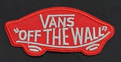 VANS «OFF THE WALL» NEW EMBROIDERED IRON ON PATCH SKATEBOARD
