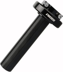NIBBI Motorcycle Throttle Assembly,High Sensitivity Short Stroke Light Black
