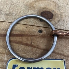 Formay 175455 3″ SS O ring w/twisted copper wire mouth,western bit