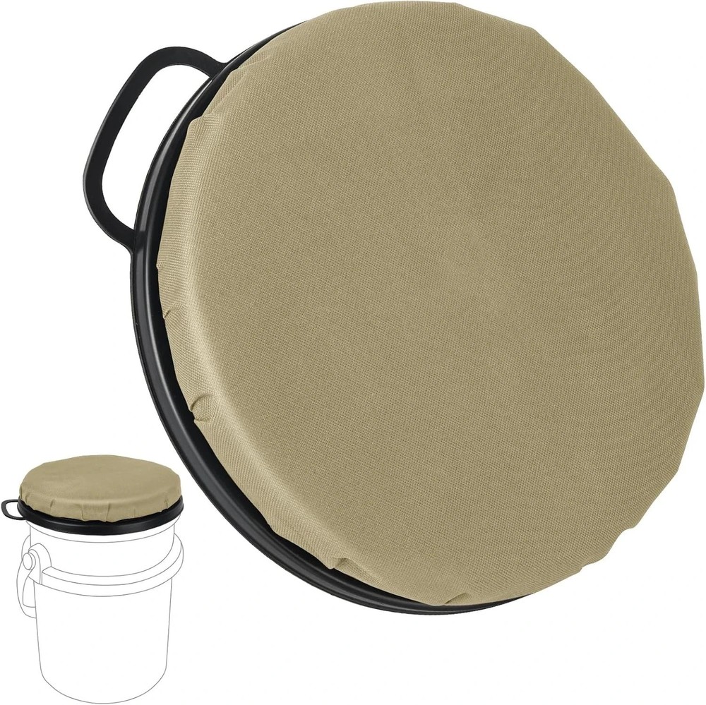 YETI 5 Gallon Bucket Seat – 360-Degree Swivel Lid, Cushion for Fishing, Hunti…