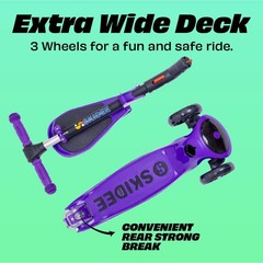 Kick Scooters for Kids Ages 3-5 (Suitable for 2-12 Year Old) Adjustable Height F