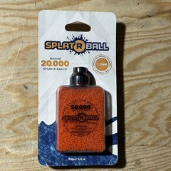 3 New Sealed SplatRball 20,000 Rounds 7.5mm Orange Balls Certified Splat-R-Ball