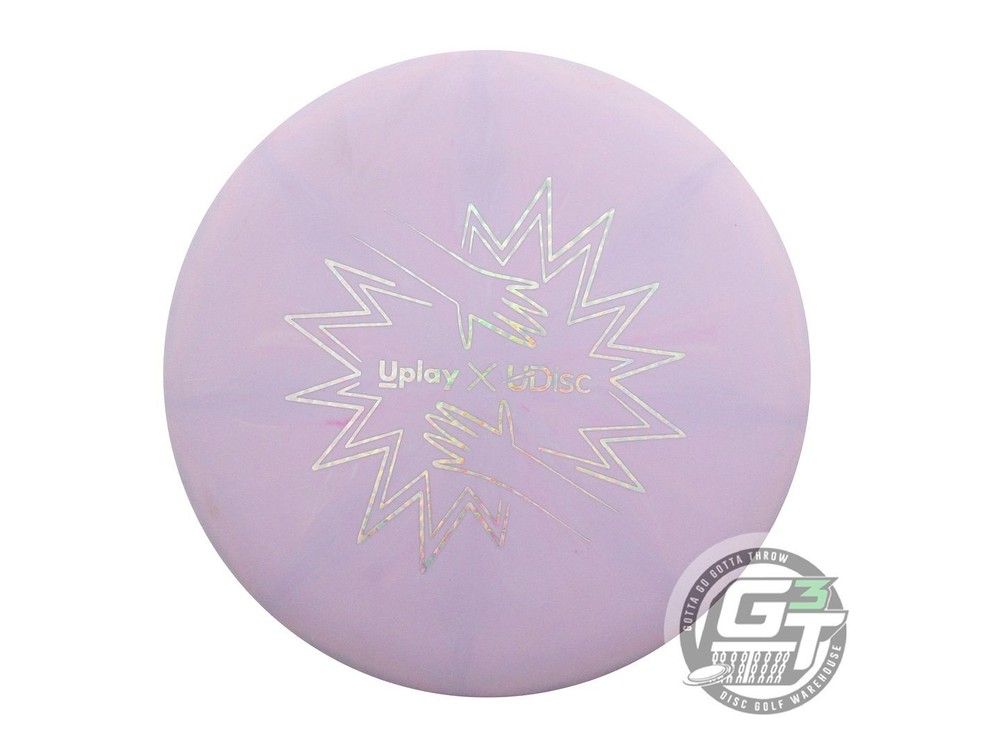 USED Dynamic Discs Prime Burst Deputy 176g Lilac Prism Foil Putter Golf Disc