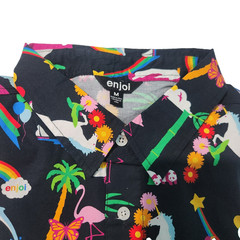 Enjoi Skateboards «PARTY» S/S Woven Button Up Shirt New with Tags in Size M