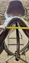 M.Toulouse 19 in seat, wide gullet. Older moder but good condition.