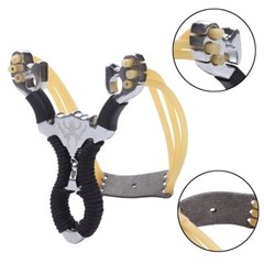 Professional slingshot Stainless Steel Outdoor Hunting slingshots Catapult Sling