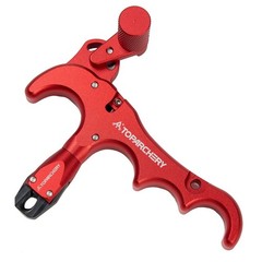 4Finger Archery Release Aid 360°Rotatable Thumb Trigger for Compound Bow Hunting