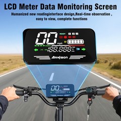 Adults Folding Electric Scooter Single Motor 1200W 48V 13AH 11″ Road Tires 38MPH
