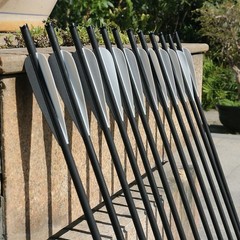Archery 12-48pcs 20″ Crossbow Bolts Crossbow Arrow OD 8.8MM for Hunting Shooting