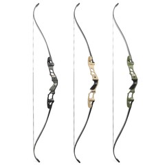62″ Takedown RecurveBow ILF 19″ Riser 210FPS 30-60lb Limb Archery Hunting Target