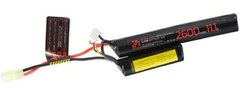 Zion Arms Airsoft 11.1v 2600mAh Lithium-Ion Nunchuck Battery Tamiya Connector