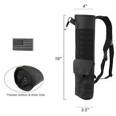Archery Lightweight Back Arrow Quiver Dual Use Foldable Compact Hip Arrows Ba…