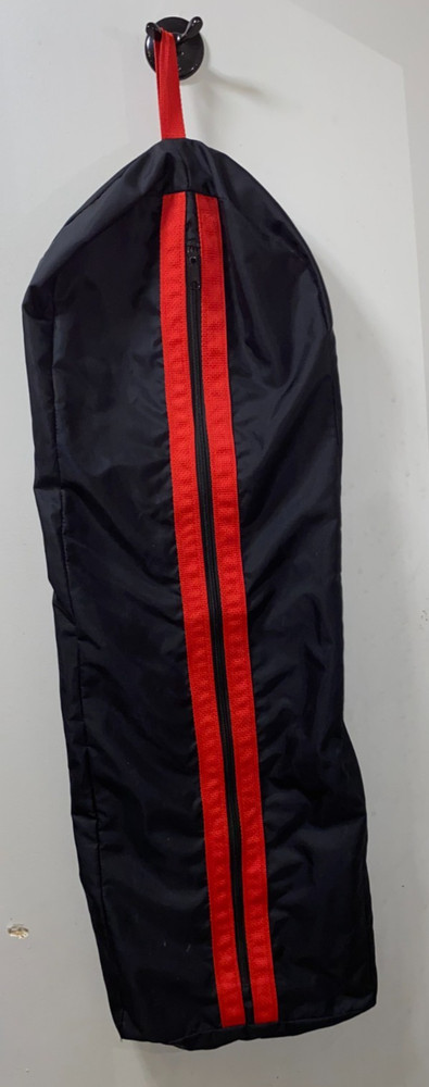 BLACK & RED X LONG NYLON HORSE TAIL BAG 34» LONG