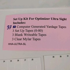 HHA Optimizer Sighting Systems Ultra Sight Tape Kit HHA-ULTRA-SL Archery READ!