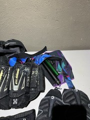 Tippmann Model 98 Custom Paintball Gun + Bag, Paint, Accessories, Pads Etc