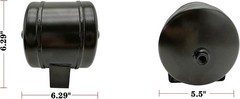Alloy Steel Air Reservoir Tank, 0.5 Gallon