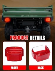 Red Tail Light Housing for Kawasaki Mule, 1PC Rear Brake Stop Lamp Cover Tail