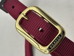 Weaver 1” Original Halter 35-7006-BU Large Horse 1100-1600 Burgundy New Tags