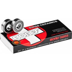 Bones Bearings Premium Roller Hockey Upgrade – Ceramic Swiss + Speed Spacer Kit