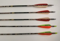 Lot of Arrows W/ Broadheads Wolverine Hunter 6070 & St Epic Realtree N-Fused
