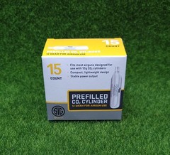 Sig Sauer 15 Count Co2 12 gram Premium Pre-Filled Cylinder Cartridges – AC-12-15
