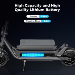 NEW ELECTRIC SCOOTER ADULT WITH DOUBLE SHOCK ABSORPTION & APP FOLDING E-SCOOTER
