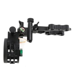 CompoundBow Sight 5 Pin 019″ Micro Adjustable 4X 6X 8X Lens Archery Hunting R/LH