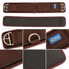 Horse Western Straight Girth Straight Cinch Neoprene Non-Slip Tack Brown 9765BR