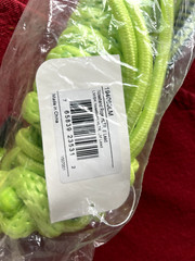 Lime green Formay Noseband Rope halter with 8 ft lead attached New never used