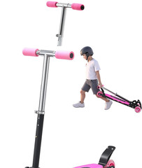 Gift For Kids age 3~7 beginner fun 3 Wheels Foldable Kick Scooter light weight