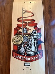 The Firm Lance Mountain Skateboard Deck Rare Vintage Powell OG NOS 2003 Vert