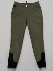 Dover Saddlery Dalton Knit K/P Breech Women’s Riding Pants Olive Size 32